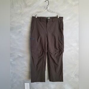 LL Bean Convertible Hiking Pants Clay Brown Color 35W X 30 INS Unisex